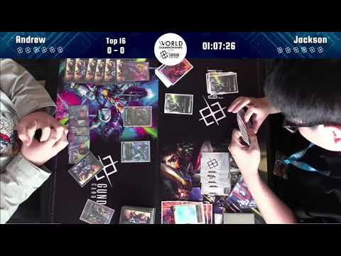 Gundam TCG | 2026 Oceania Nationals | Andrew(Blue/Purple) vs Jackson(Green/White) | Top 16 | Game 1