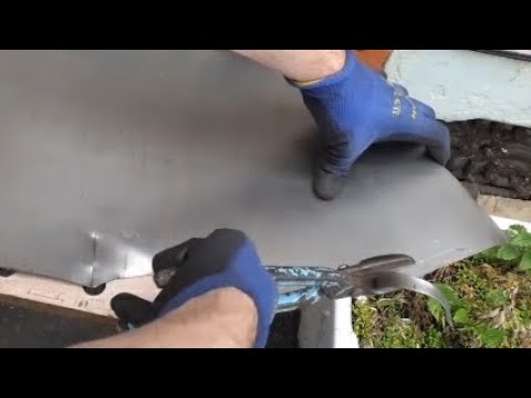 How to use tin snips