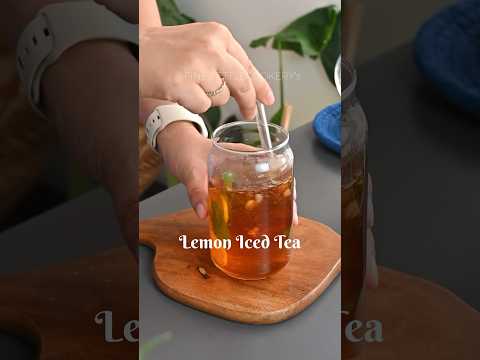 Lemon Iced Tea #asmrcooking #recipe #asmrfood #tea #drinks