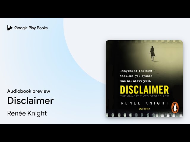 Vídeo relacionado con Disclaimer: The Sunday Times No.1 bestselling psychological thriller, now a major TV series (English Edition)