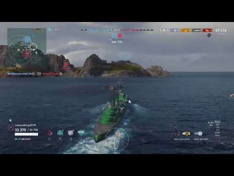 Film - Belfast, king of tier 6 cruisers. You can't stop this beast!!!