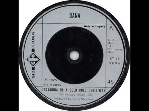 UK New Entry 1975 (315) Dana - It's Gonna Be A Cold Cold Christmas