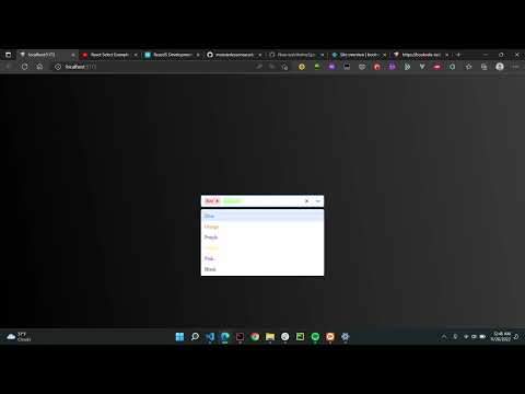Multi Select Using React Select