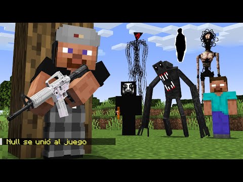 Usando Armas VS Todos Los Mods De Terror De Minecraft