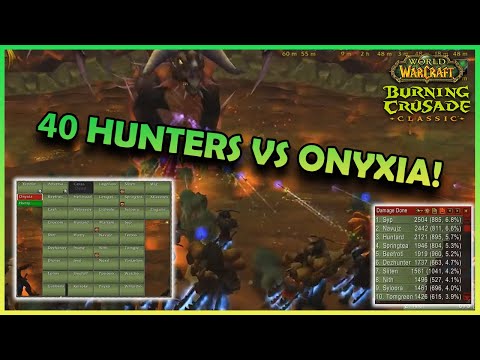 40 Hunters vs. Onyxia! | Daily Classic WoW Highlights #177 |
