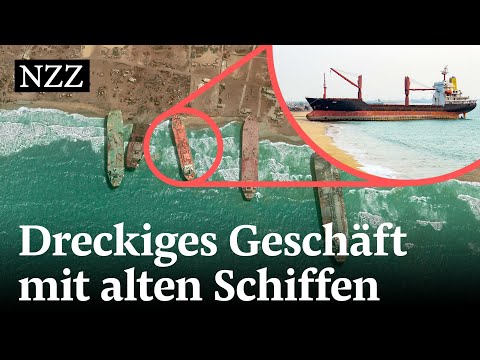 Frachtschiffe von Schweizer Reedereien in Indien abgewrackt