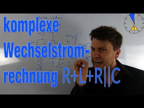 Berechnung einer Spannung - R + L + R||C - komplexe Wechselstromrechnung #ET5M