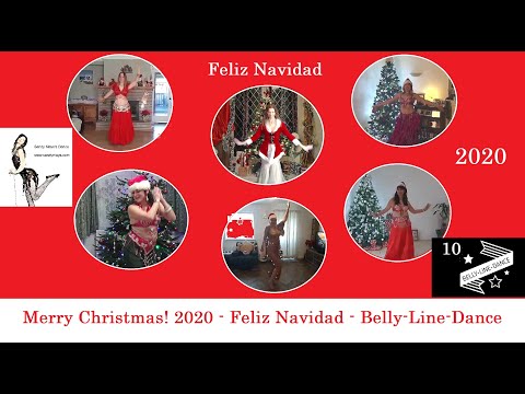 Belly-Line-Dance No 10 Feliz Navidad compilation, social distancing Christmas edition - Dec 2020