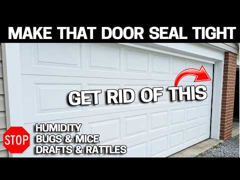 How to Make Your Garage Door SEAL TIGHT as a Fridge
