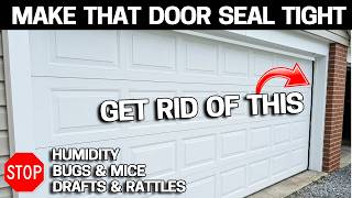 How to Make Your Garage Door SEAL TIGHT as a Fridge