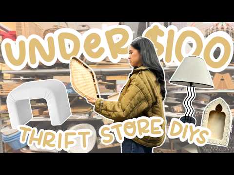ONLY SPENDING $100 AT THE THRIFT STORE TO FLIP HOME DECOR! *3 different stores!