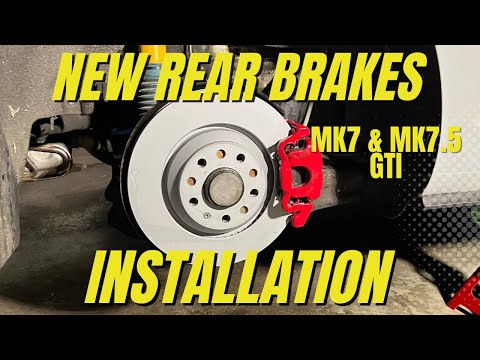 VW MK7 Golf Rear Brakes FULL INSTALLATION (MK7.5 GTI)