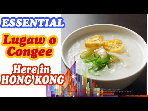 Hong Kong Style Breakfast | fried noodles and fish congee, #hongkong #hkbreakfast #lugaw #essential