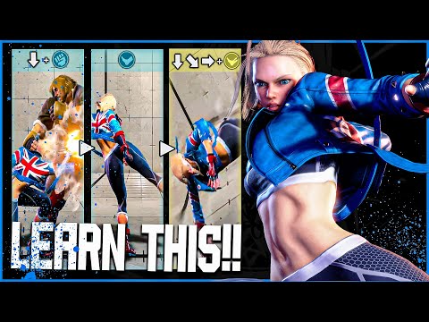 5 Cammy Combos to take you from NOOB to PRO! | Street Fighter 6 Combo Guide