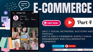 E-Commerce | Part -4 | unit 7 & 8  | BBA, BBM, BIM, BBS, BBA-F | Sorry Gurudev