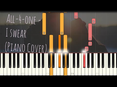 I Swear - All-4-One piano tutorial