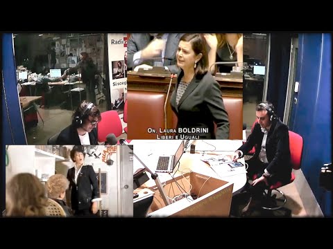 La Boldrini e l'hostess di "Pappa e Ciccia" - La Zanzara 30.11.2018