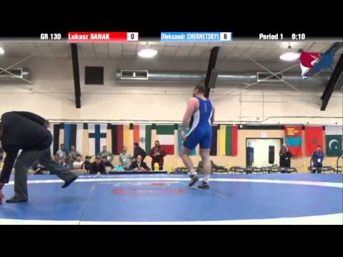 130 KG SF - Lukasz Banak (POL) vs Oleksandr Chernetskyi (UKR)