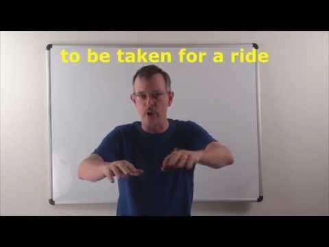 Learn English: Daily Easy English Expression 0737: to be taken for a ride