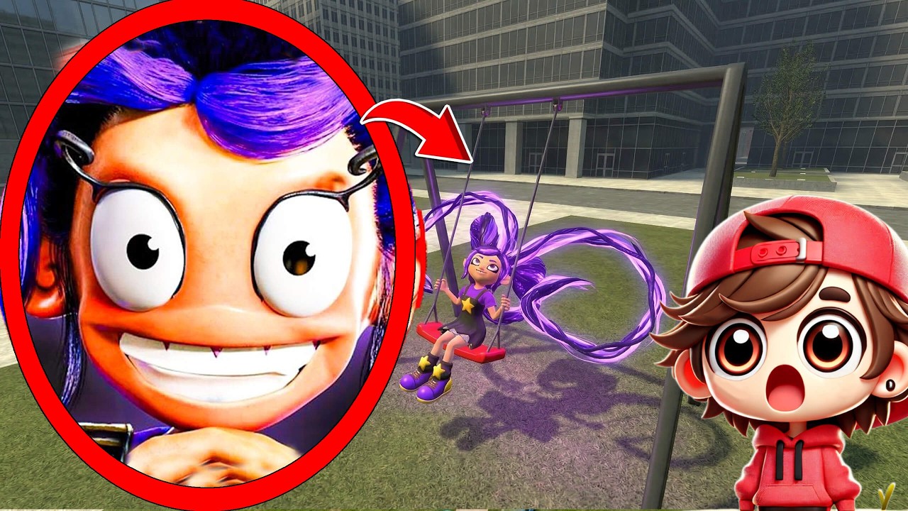 My drone CATCHES LILY LOVEBRAIDS at the PARK in REAL LIFE in Garry's Mod