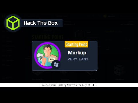#17 Markup - Starting Point - Hack The Box || Complete Walkthrough