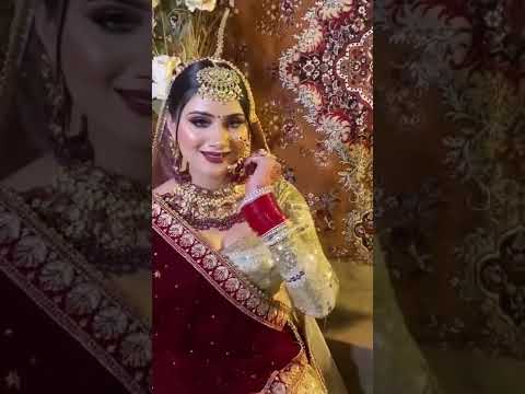 Beautiful Bride is So Happy in Bridal Makeup & Dress | Gorgeous Dulhan's Entry Scene | Wedding Day