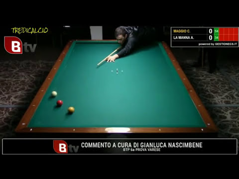 MAGGIO vs LA MANNA - 6^PROVA BILIARDO BTP 2016 VARESE @TREDICALCIO