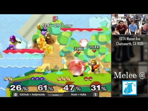 Melee at JJ's #25 - EdChulo + Andymosity vs. Noah + Hulka - Losers Quarters