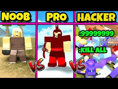 NOOB vs PRO vs HACKER - Booga Booga Version (Roblox)