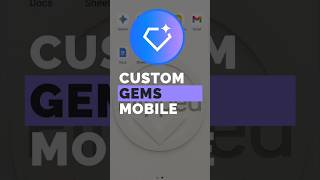 Create Custom Gemini Gems on Your Phone #gemini #ai #mobile