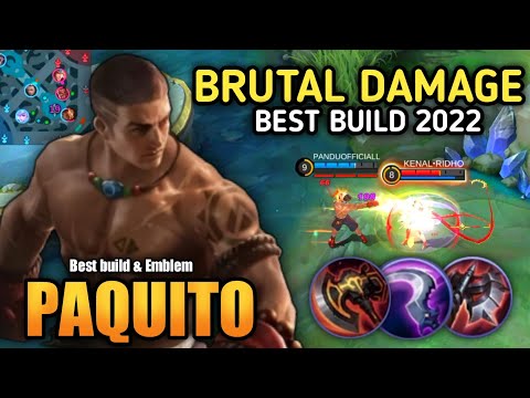 13 Kills!! New Season Paquito Best Build & Emblem | Build Top 1 Global Paquito - Mobile legends