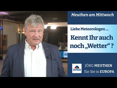 Liebe Meteorologen ... Kennt Ihr auch noch „Wetter“ ?