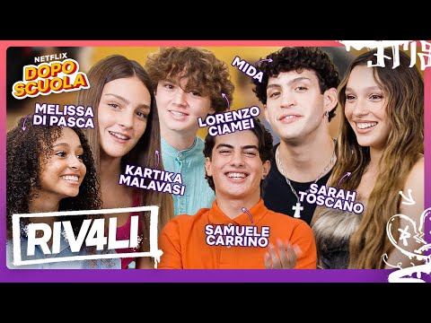 UNA SFIDA TRA SARAH TOSCANO, MIDA e IL CAST 📝👀 RIV4LI | Netflix DOPOSCUOLA