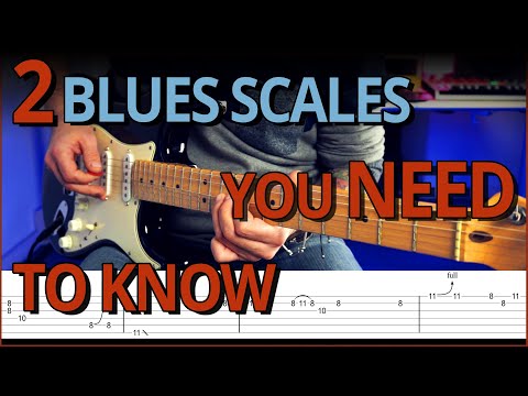 The 2 Main BLUES SCALE Boxes in Action // EASY Guitar Solo with TABS