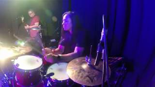 Sarah Luffred drumming with Honey Ribar &quot;Have Mercy&quot; Live