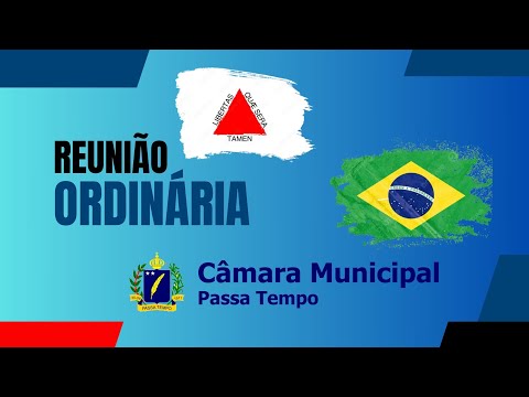 18ª Reunião Ordinária 2025 - Câmara Municipal de Passa Tempo - MG