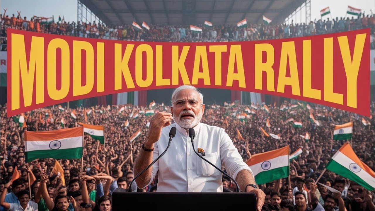PM Modi Kolkata Brigade Rally 🔥 ₹18,680 Cr Projects | BJP vs TMC Political Showdown#breakingnews 