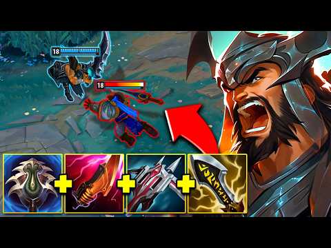 This Garen underestimated the power of Rank 1 Tryndamere's split push