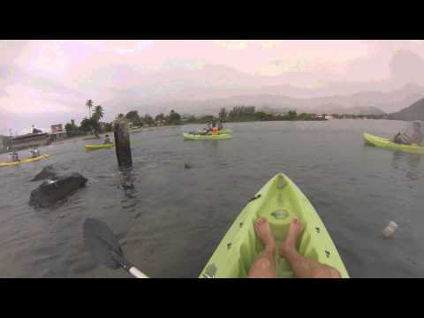 Eye of the storm, kayaking on glass water