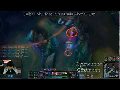 SKT Clid Elise Oynanış - SKT VS Clutch Gaming WORLDS 2019 - SKT Clid POV Elise Gameplay