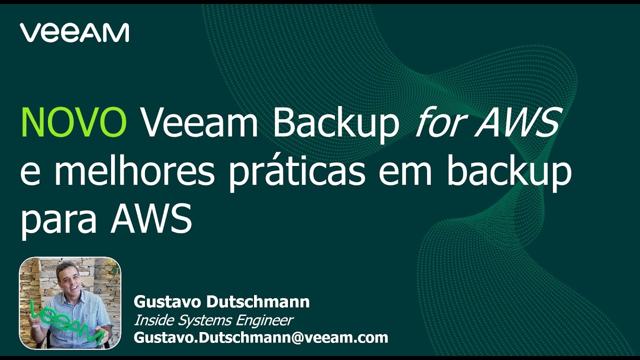 NOVO backup para AWS da Veeam video