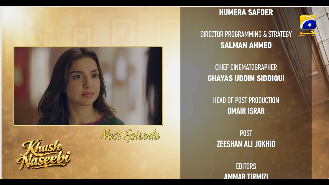 Khush Naseebi Episode 50 Teaser - 11th May 2026 - HAR PAL GEO