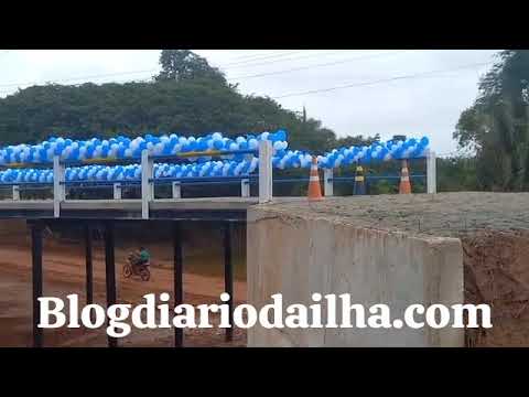 PALMEIRÂNDIA (MA): Inaugurada ponte de concreto na localidade Bacabal. POR LIMA K LIMA