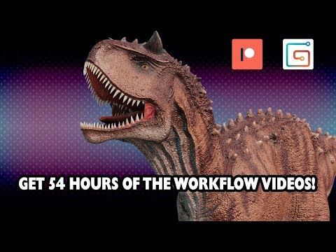 Get all the Video process behinde this DINOSAUR!!! Blender 2.8