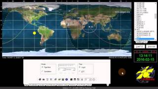 Orbitron Satellite tracking software setup for map selection TLE or Kepler update and Your location