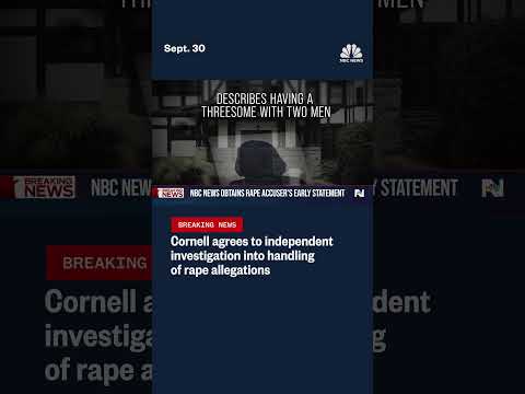 Cornell agrees to independent investigation into handling of rape allegations