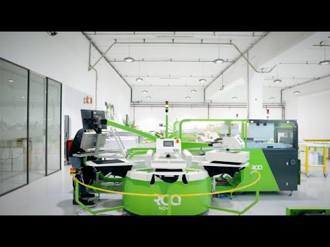 ROQ's DTG Integrated Solution: The ROQ NOW + ROQ SAHARA Dryer + the ROQ FOLD, PACK, BAG, & LABEL.