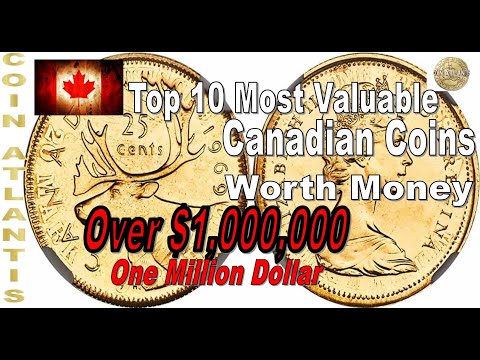 Top 10 Most Valuable Canadian Coins Worth Money,Over $1,000,000.