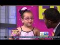 Johanna Colon 6 year old GMA INTERVIEW Girl Dances to Aretha Franklin's R E S P E C T Respect song