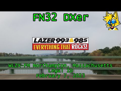 Lazer 99.3 | WLZX-FM Northampton, Massachusetts Legal ID (2/7/23)